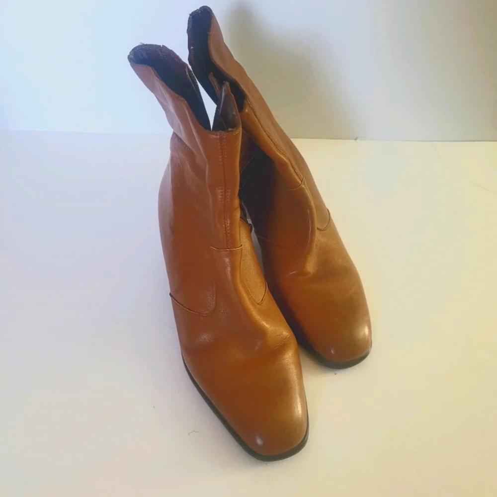 Shelby soft leather ankle brown boots Size 10 - Picture 1 of 8